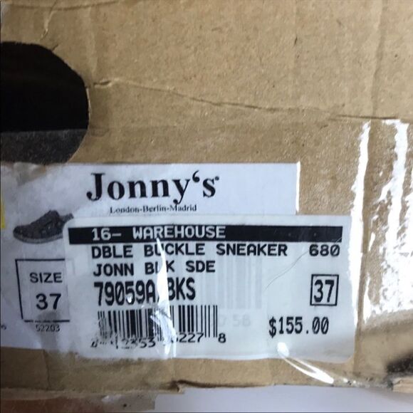 Jonny’s double buckle black suede sneakers… - Picture 6 of 6